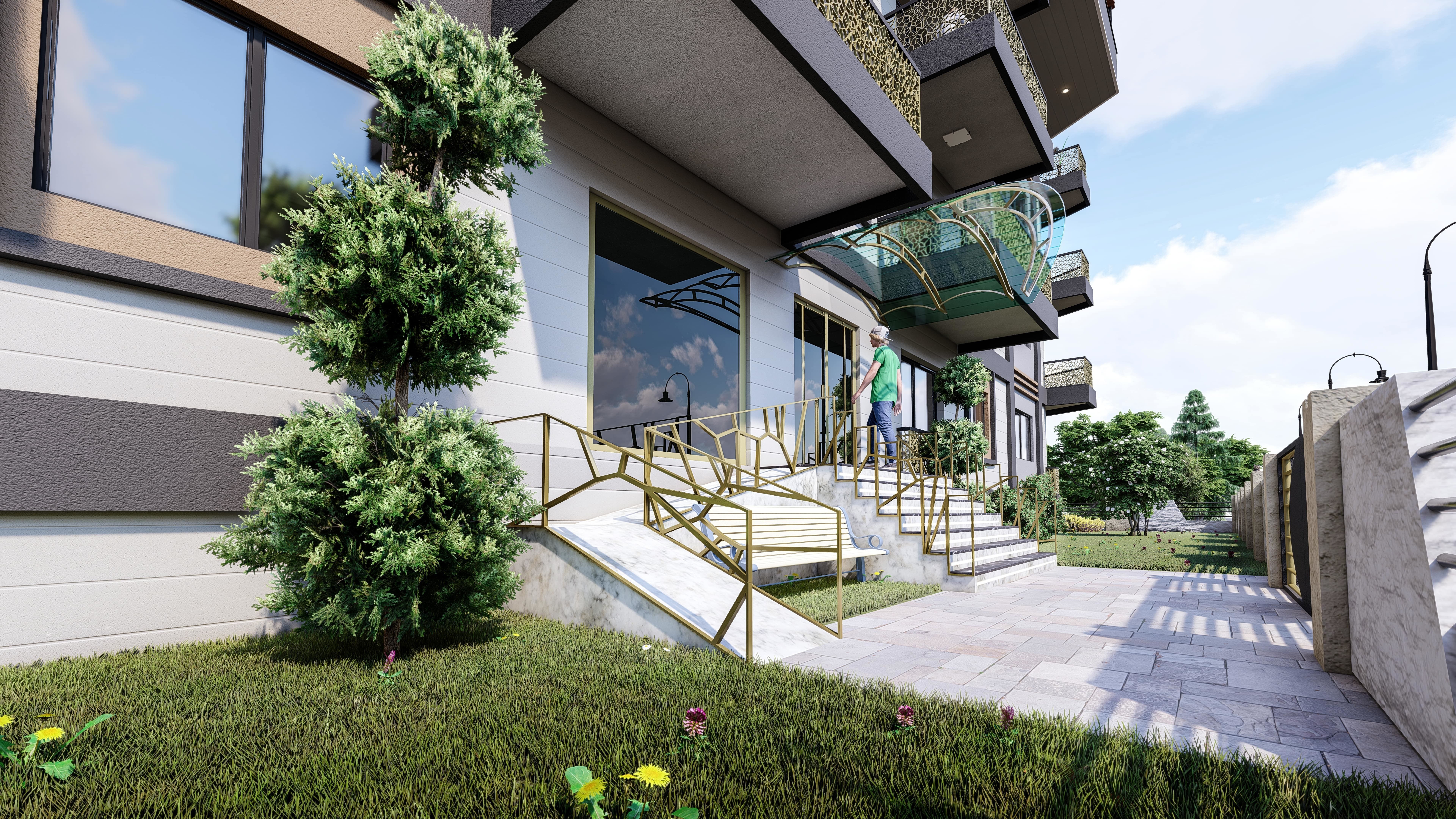 Highly Detailed Building 3D model_2