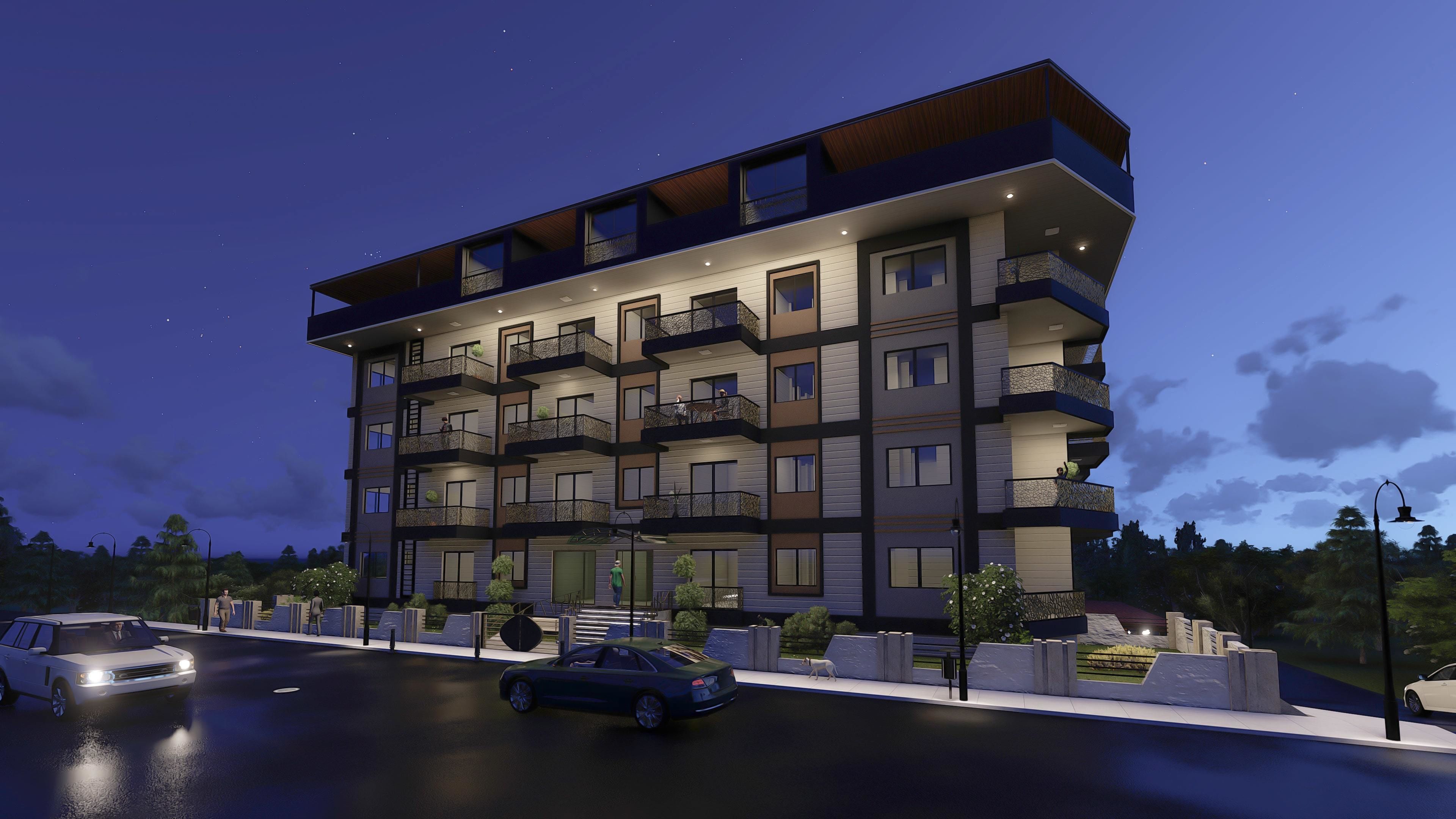 Highly Detailed Building 3D model_1