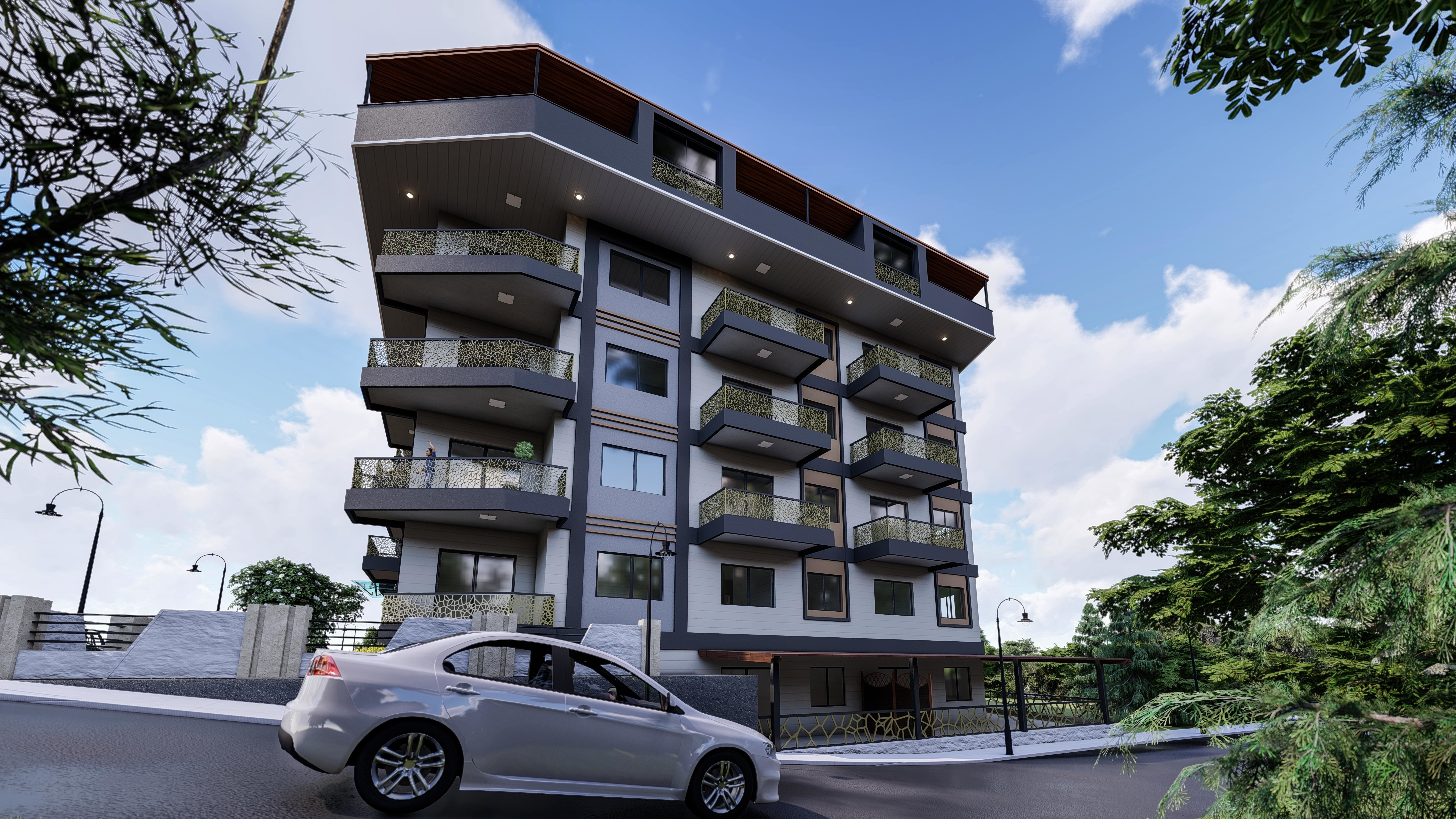 Highly Detailed Building 3D model_4