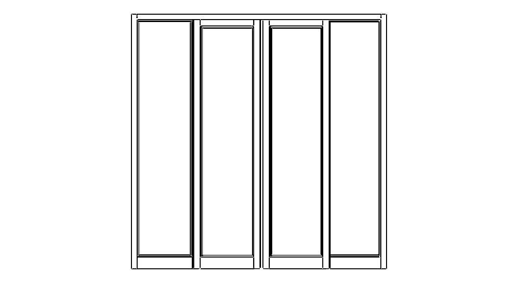 Aluminium Double Sliding Doors 3D model_10
