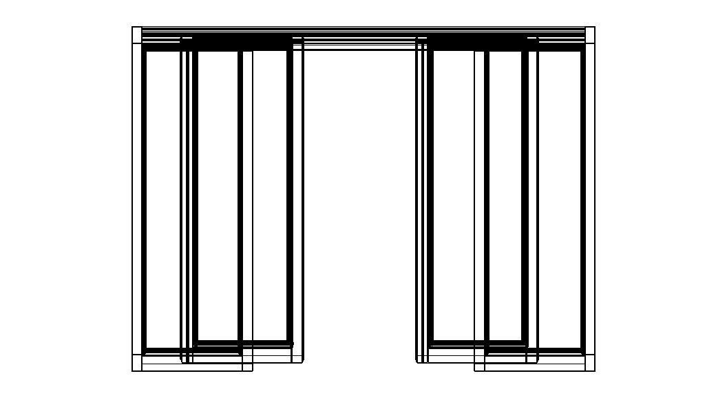 Aluminium Double Sliding Doors 3D model_20