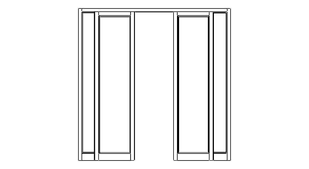 Aluminium Double Sliding Doors 3D model_14