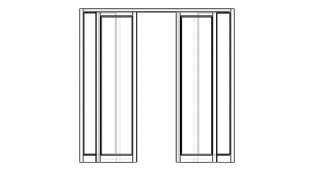 Aluminium Double Sliding Doors 3D model_15