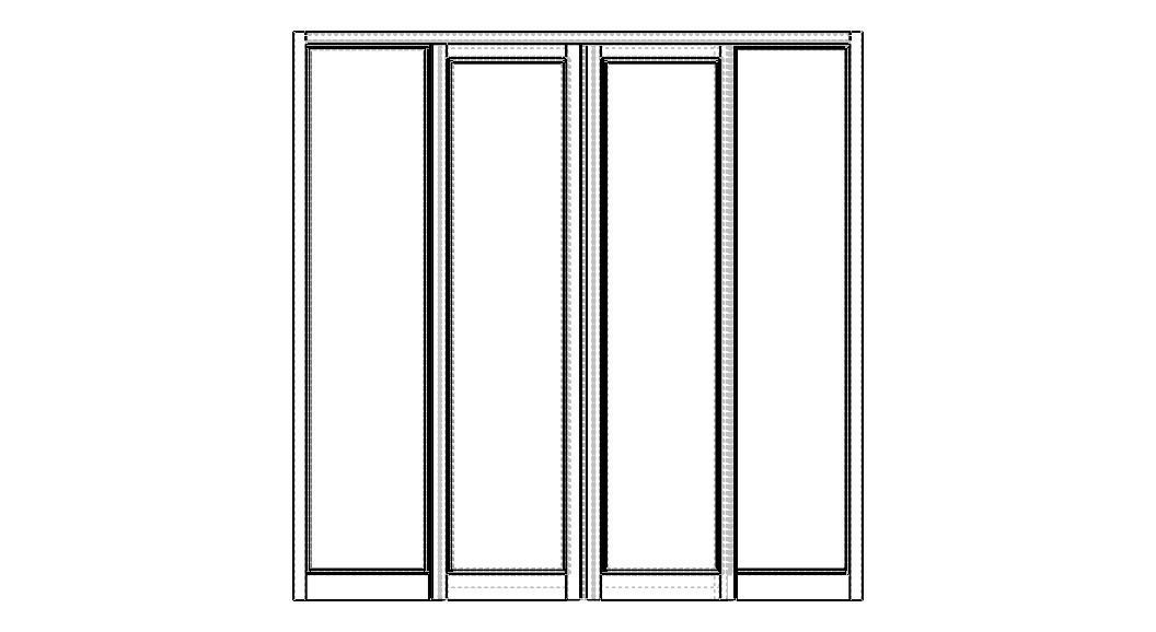 Aluminium Double Sliding Doors 3D model_11