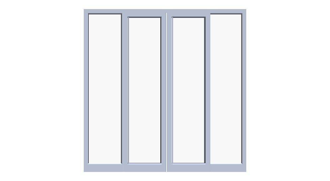 Aluminium Double Sliding Doors 3D model_13