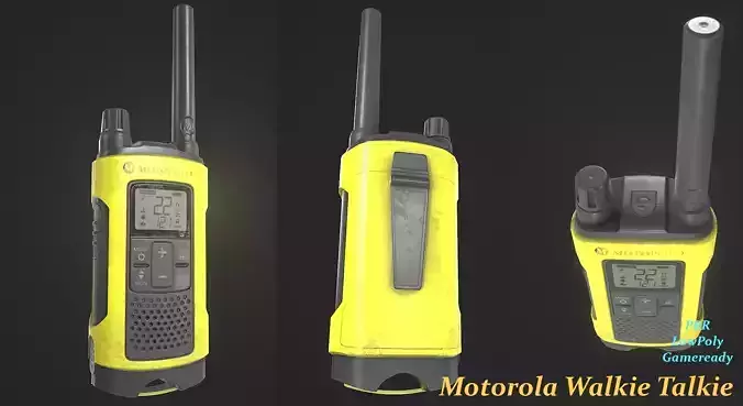 Walkie Talkie Motorola Yellow