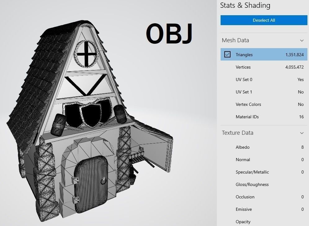 Blacksmith house Cottage Style 3D model_7