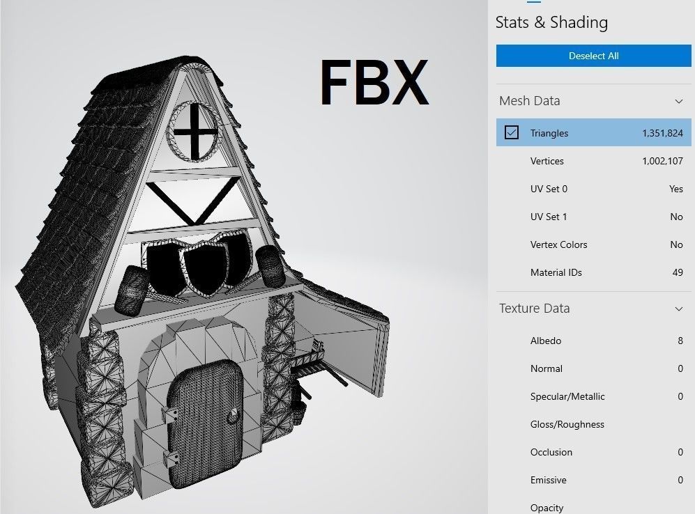 Blacksmith house Cottage Style 3D model_6
