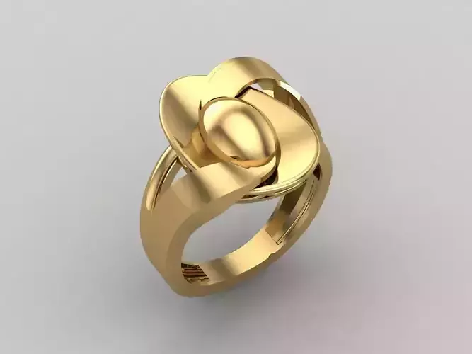 Women Ring Plain Ring Ready STL 3DM Models Womens Rings