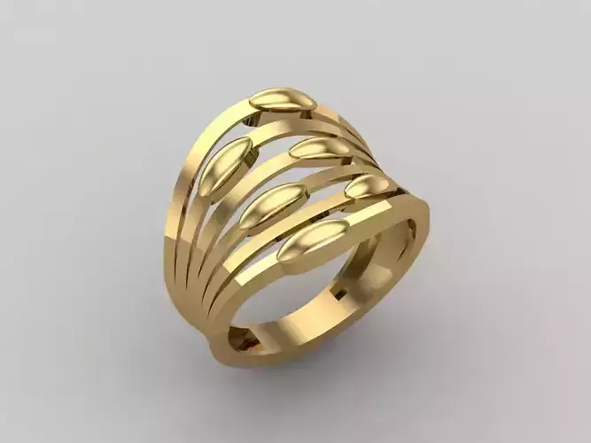 Women Ring Plain Ring Ready STL 3DM Models Womens Rings