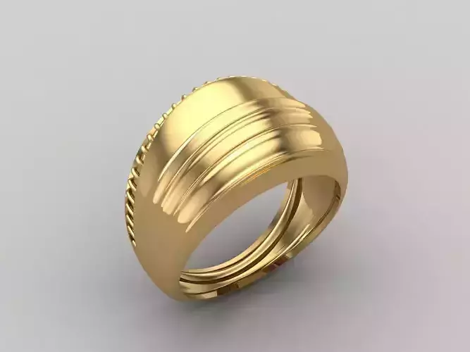 Women Ring Plain Ring Ready STL 3DM Models Womens Rings