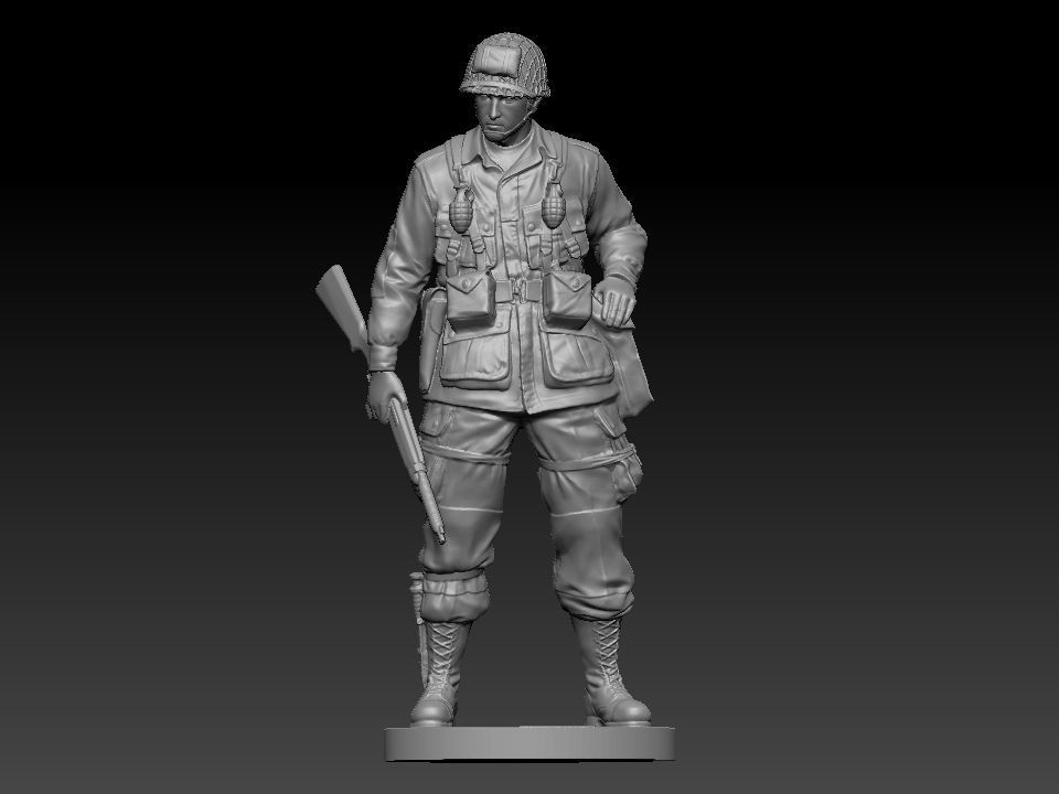 Soldier ready to 3d print 3D model | CGTrader