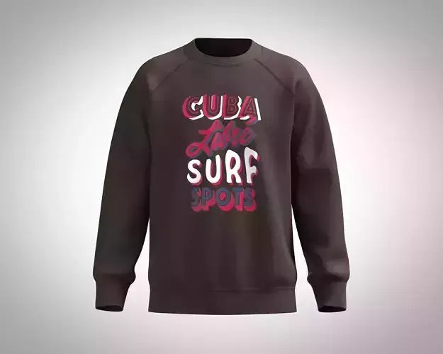 Mens Sweatshirt-Cuba Libre