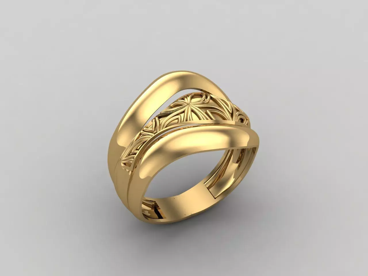 Women Ring Plain Ring Ready STL 3DM Models Womens Rings 3D print model_0