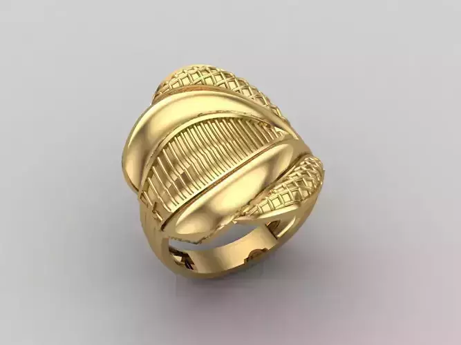 Women Ring Plain Ring Ready STL 3DM Models Womens Rings