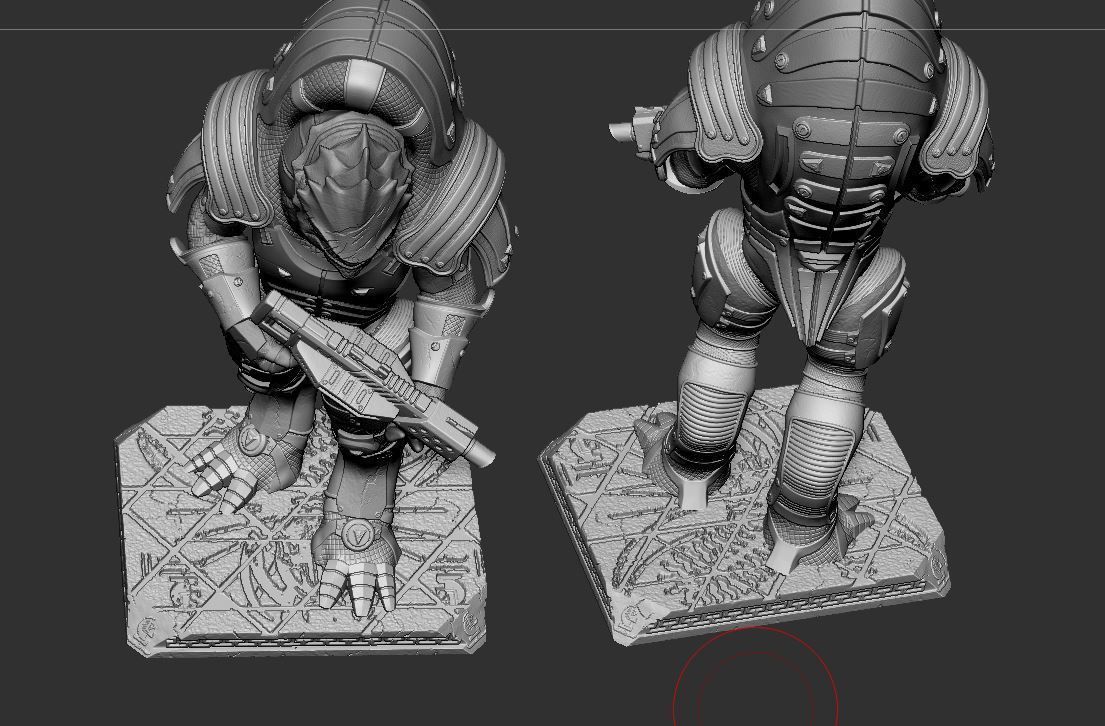 MassEffect - Wrex - sixth scale 3d printable files 3D print model_2