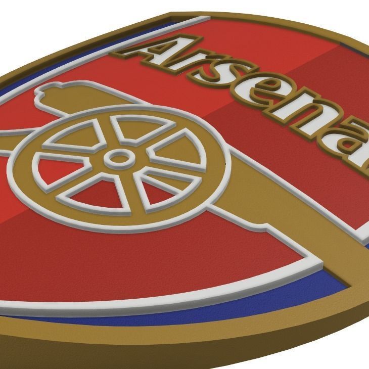 Arsenal FC Wall Sign  3D print model_5