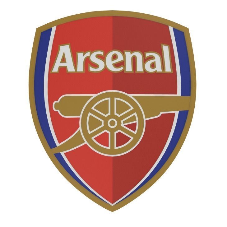 Arsenal FC Wall Sign  3D print model_1