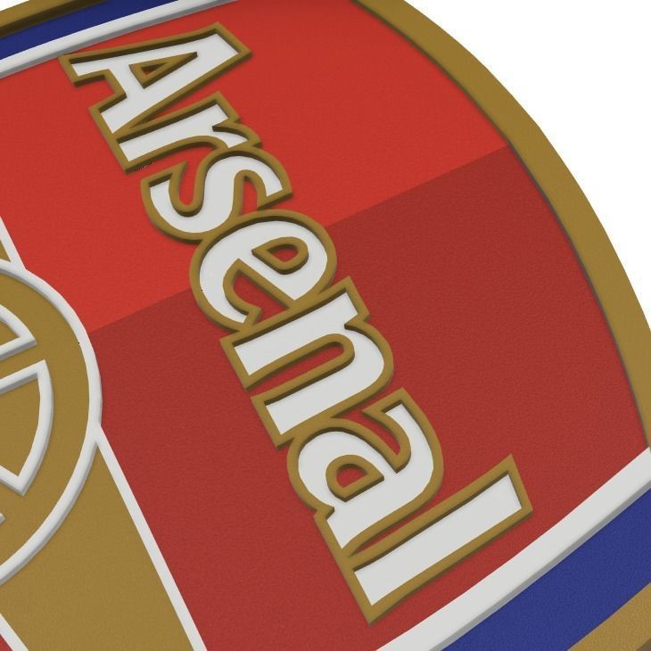 Arsenal FC Wall Sign  3D print model_6