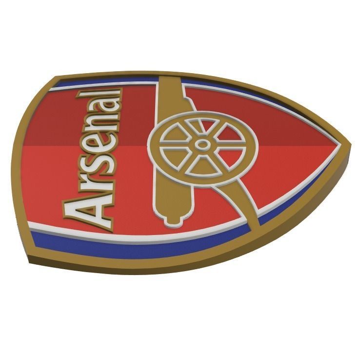 Arsenal FC Wall Sign  3D print model_2