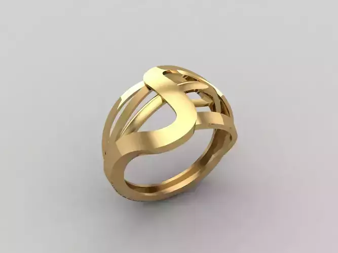 Women Ring Plain Ring Ready STL 3DM Models Womens Rings