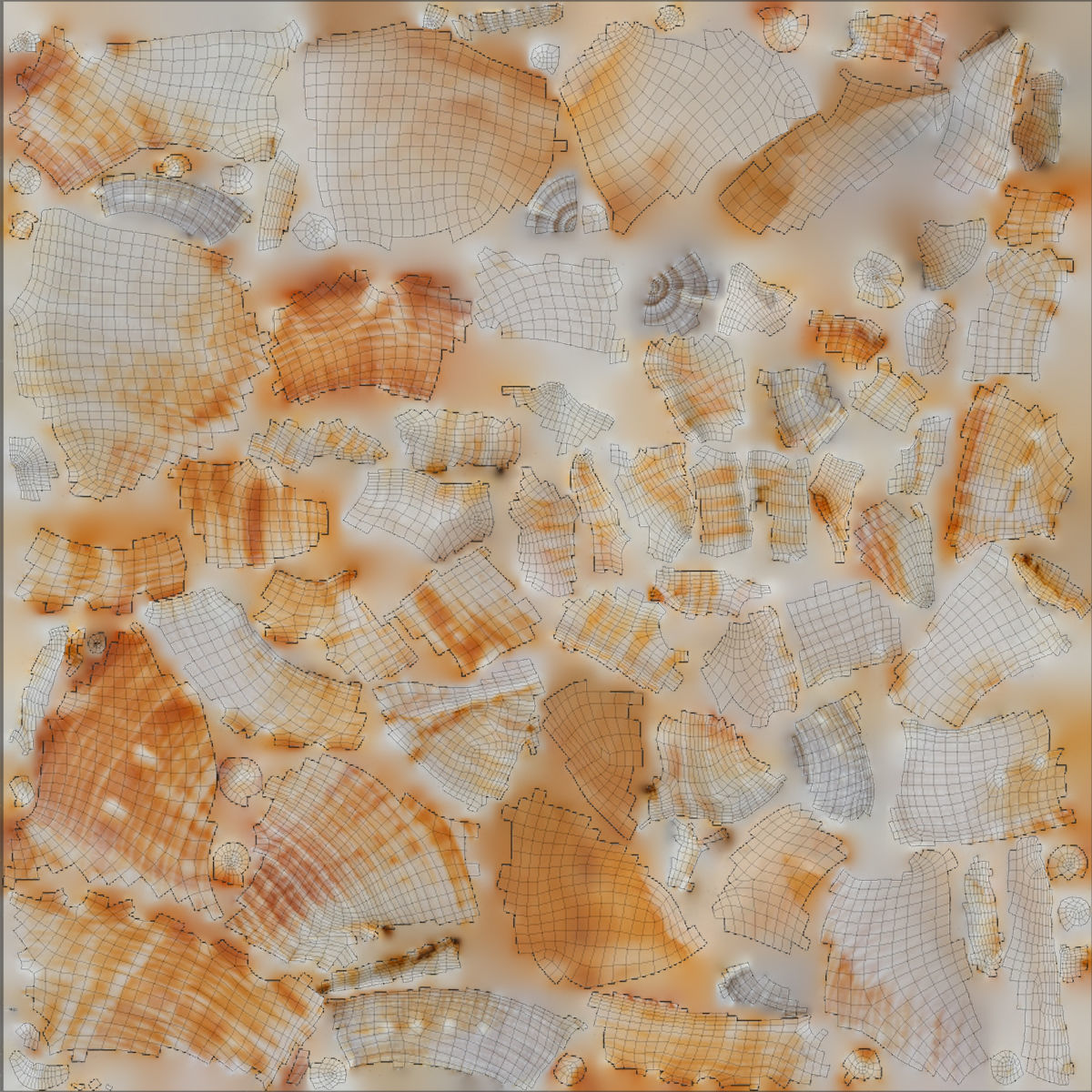 Bufonaria Rana sea shell Low-poly 3D model_7