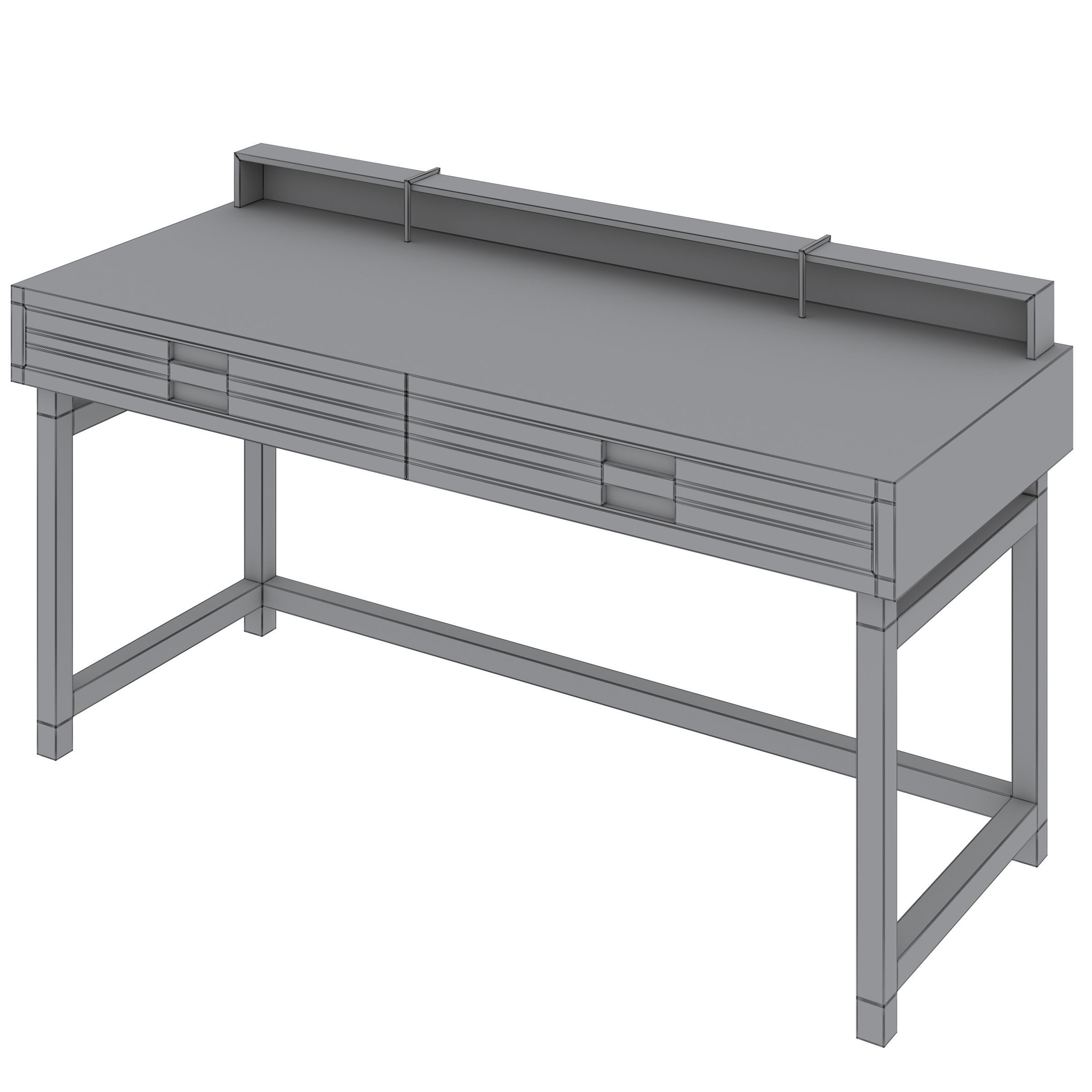 Desk Edinburgh by Frato 3D model_5