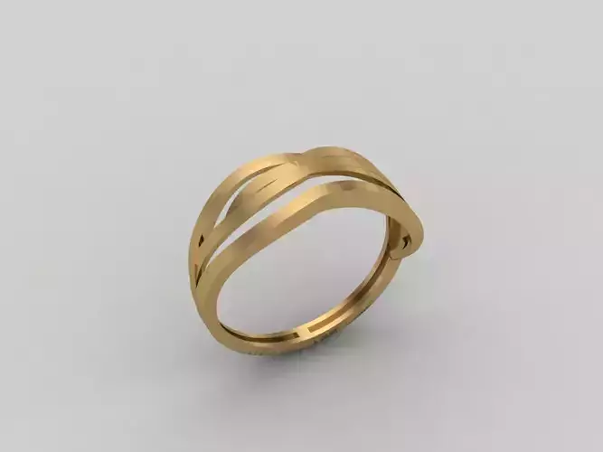 Women Ring Plain Ring Ready STL 3DM Models Womens Rings