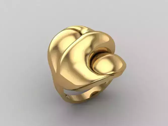 Women Ring Plain Ring Ready STL 3DM Models Womens Rings