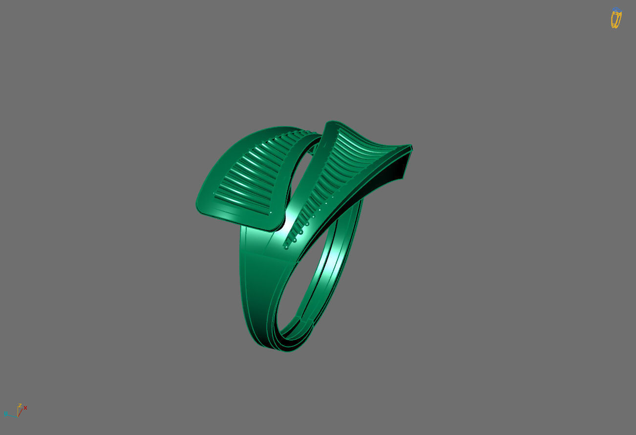 Women Ring Plain Ring Ready STL 3DM Models Womens Rings 3D print model_4