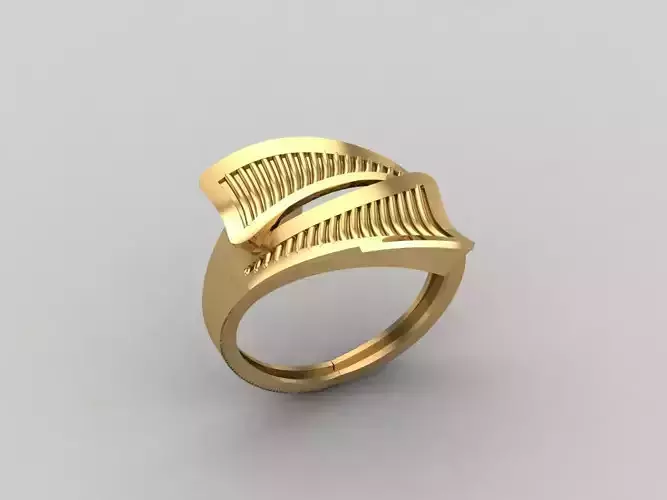 Women Ring Plain Ring Ready STL 3DM Models Womens Rings