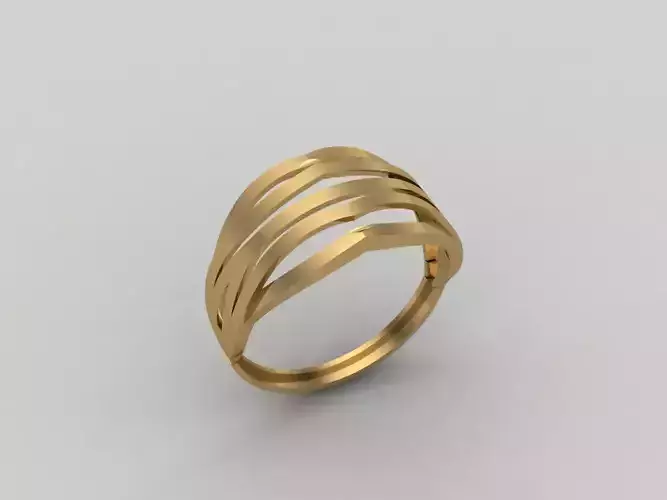 Women Ring Plain Ring Ready STL 3DM Models Womens Rings