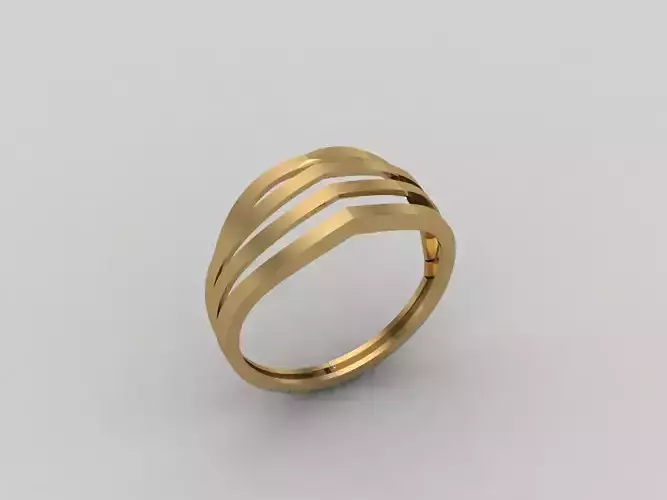 Women Ring Plain Ring Ready STL 3DM Models Womens Rings