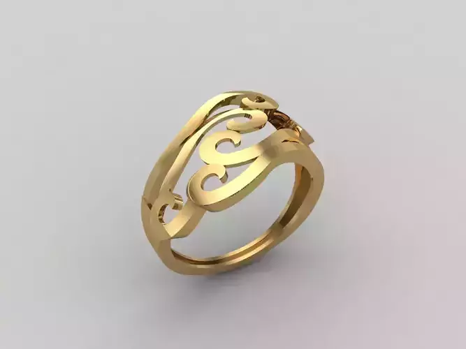 Women Ring Plain Ring Ready STL 3DM Models Womens Rings