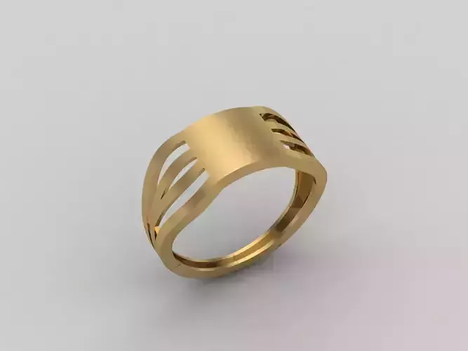 Women Ring Plain Ring Ready STL 3DM Models Womens Rings