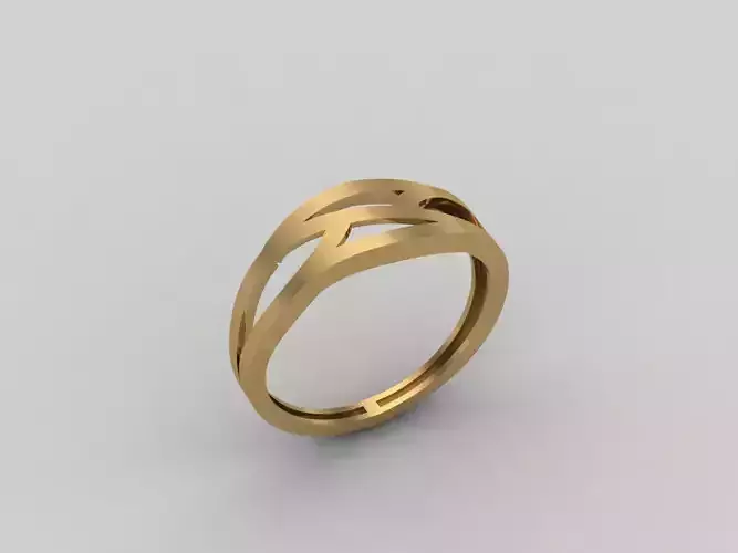 Women Ring Plain Ring Ready STL 3DM Models Womens Rings