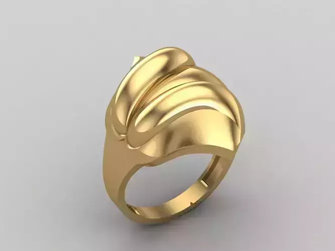 Women Ring Plain Ring Ready STL 3DM Models Womens Rings