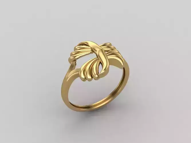 Women Ring Plain Ring Ready STL 3DM Models Womens Rings