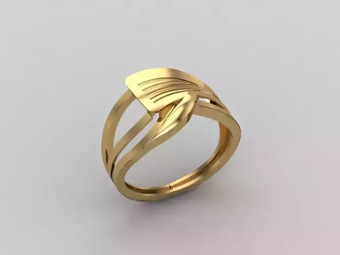 Women Ring Plain Ring Ready STL 3DM Models Womens Rings