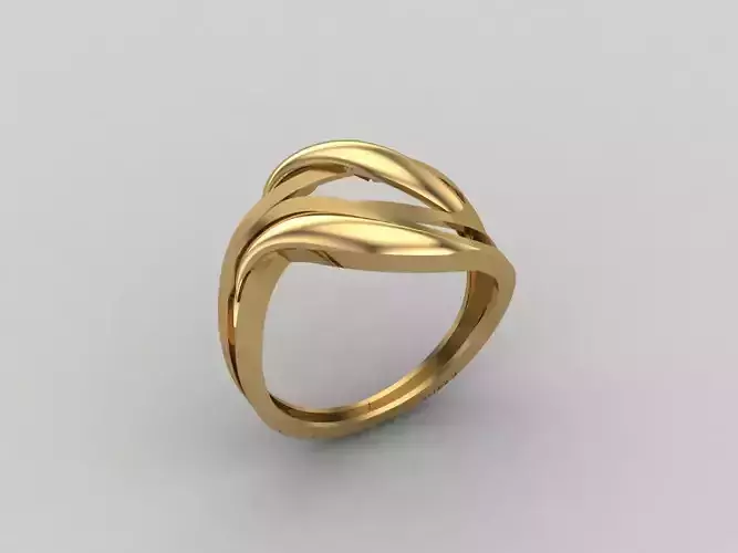 Women Ring Plain Ring Ready STL 3DM Models Womens Rings