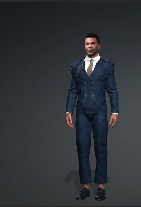 Eric Mays from viral videos Low-poly 3D model_1