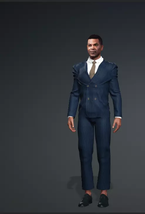 Eric Mays from viral videos Low-poly 3D model_0