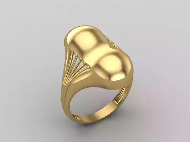 Women Ring Plain Ring Ready STL 3DM Models Womens Rings