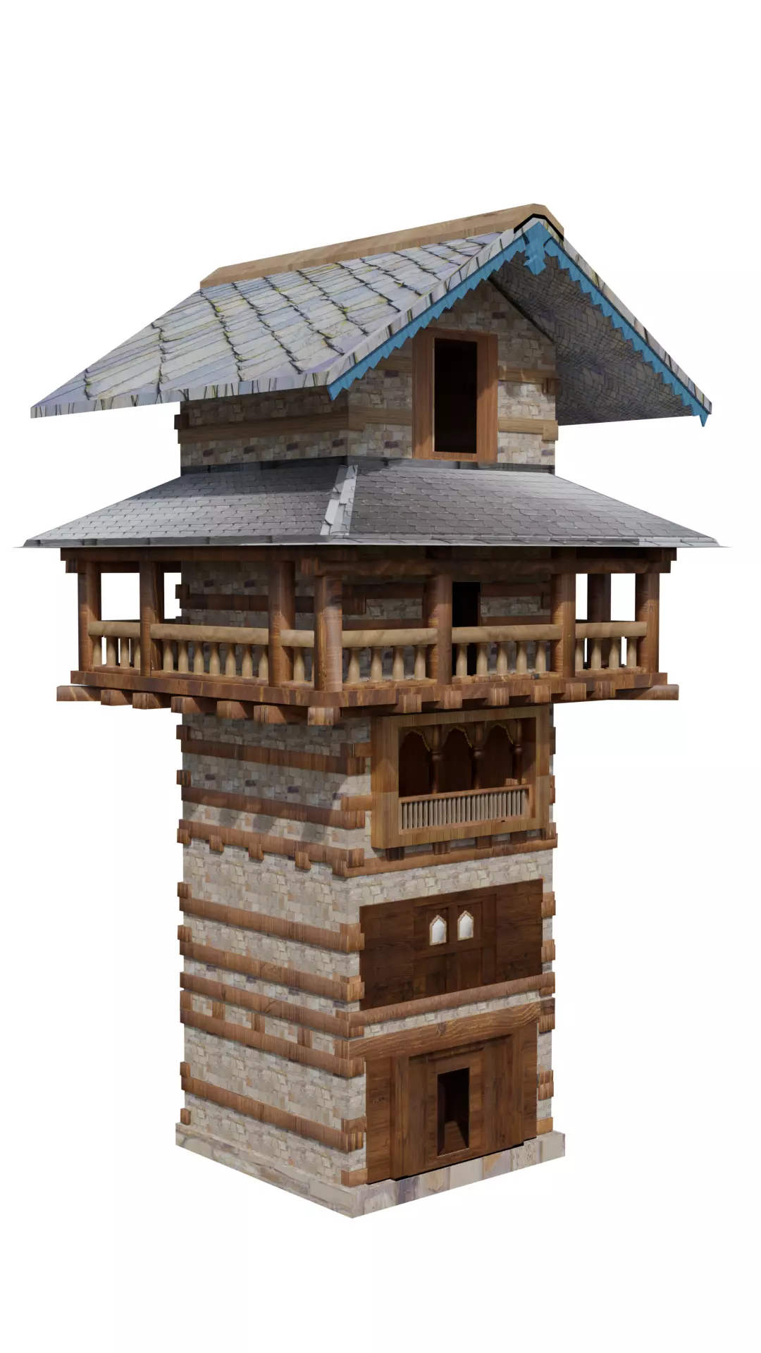 Koti Banal architecture  3D model_0