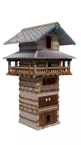 Koti Banal architecture  3D model