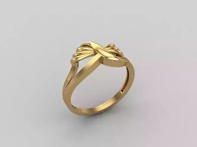 Women Ring Plain Ring Ready STL 3DM Models Womens Rings