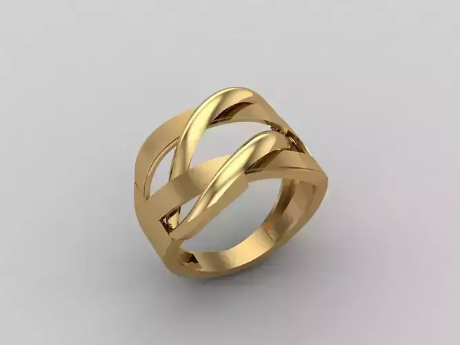 Women Ring Plain Ring Ready STL 3DM Models Womens Rings