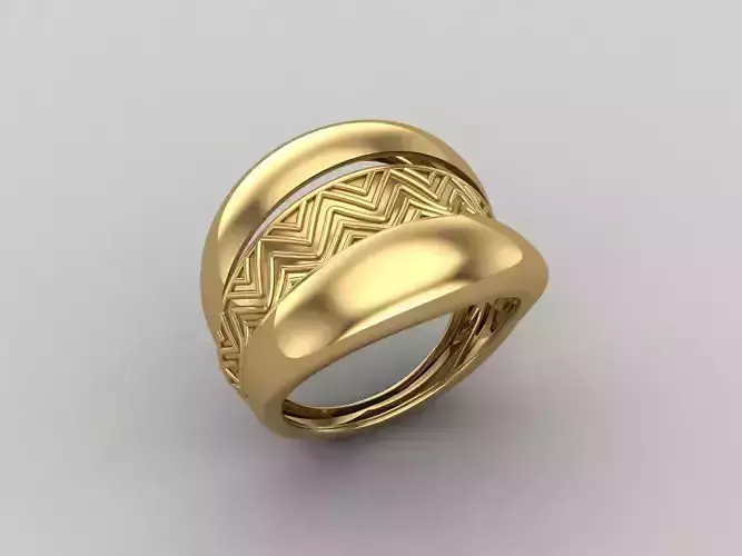 Women Ring Plain Ring Ready STL 3DM Models Womens Rings