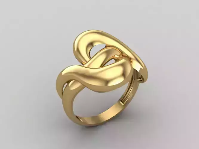 Women Ring Plain Ring Ready STL 3DM Models Womens Rings