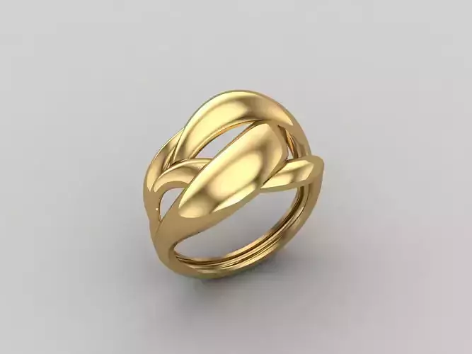 Women Ring Plain Ring Ready STL 3DM Models Womens Rings